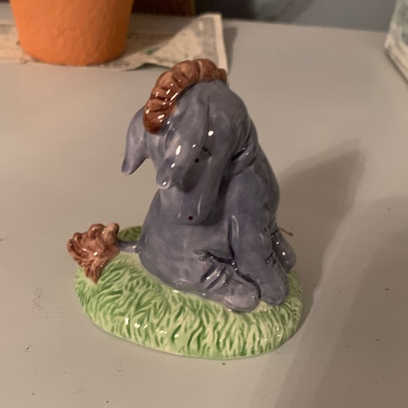 Vintage Disney Charpente Winnie the Pooh Eeyore Donkey Sitting on Grass